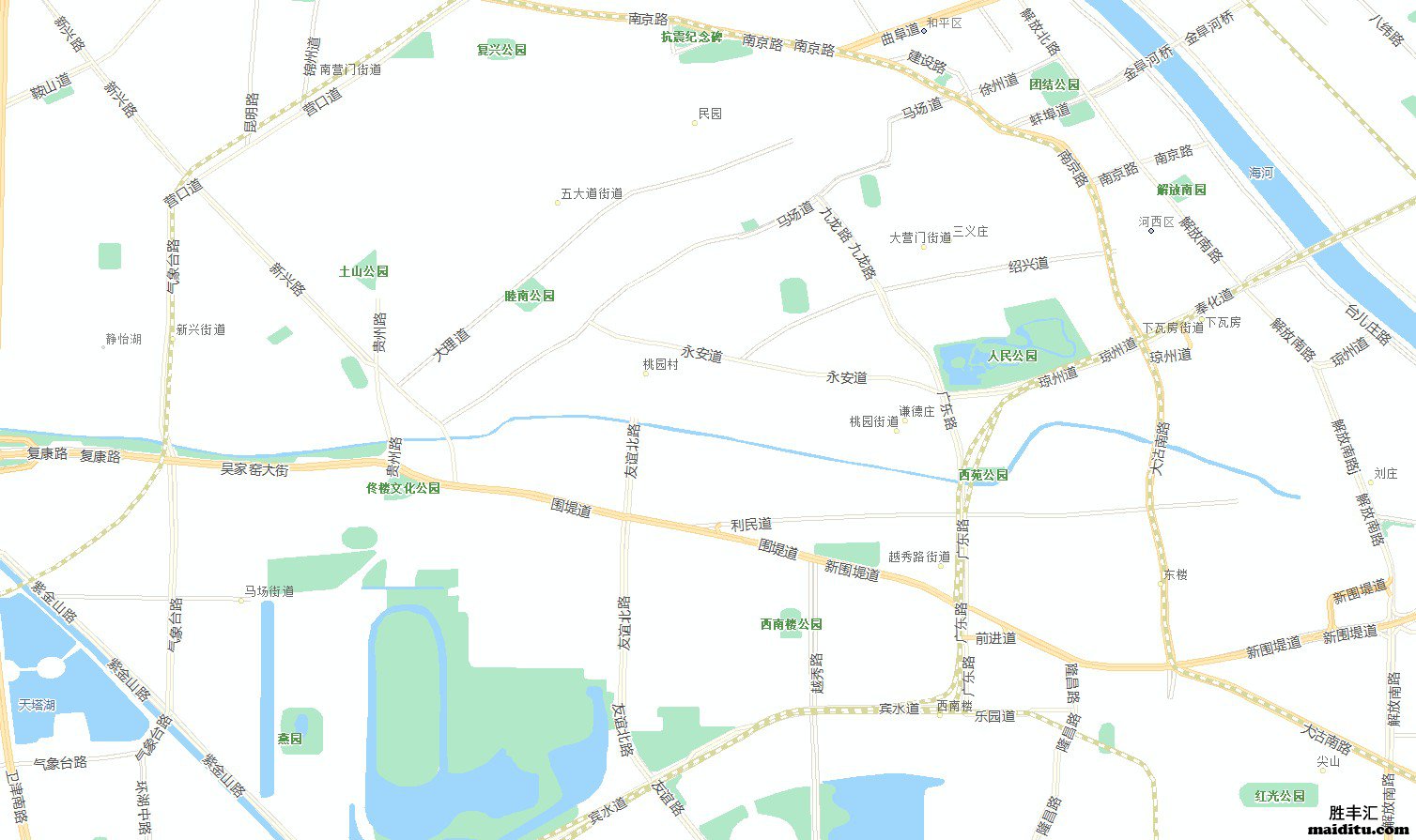 天津市电子地图销售