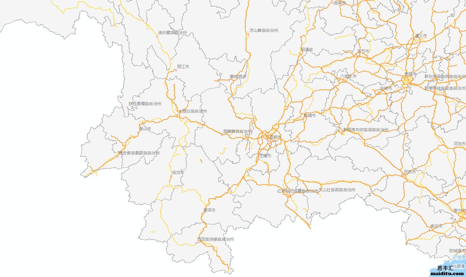 云南省mapinfo电子地图销售