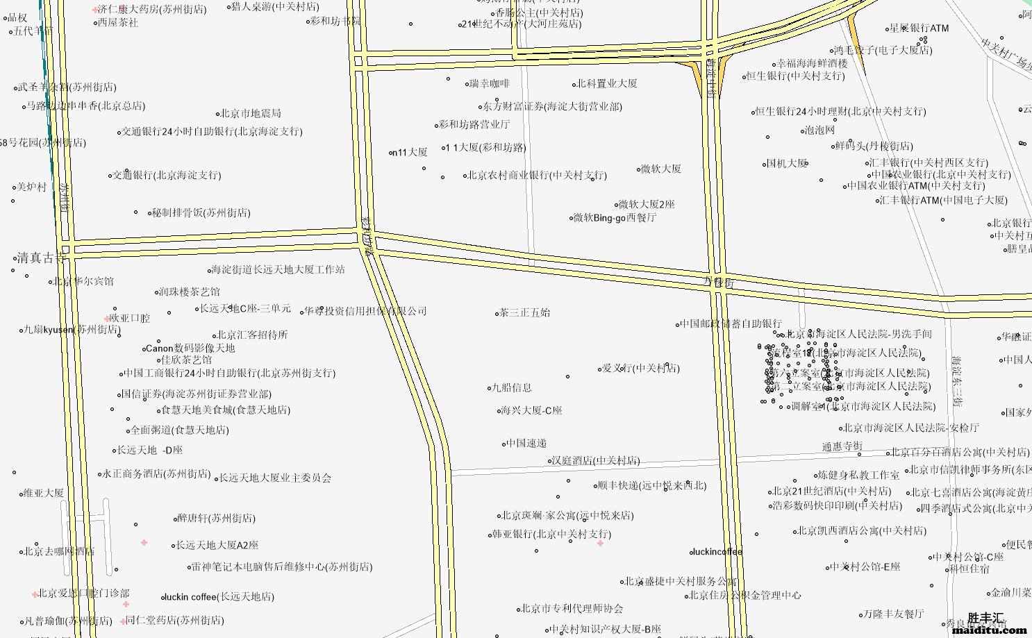 北京市海淀区mapinfo格式电子地图销售