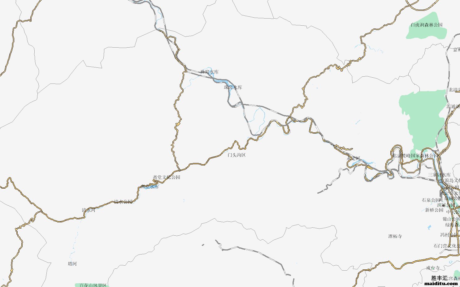 北京市门头沟区电子地图销售