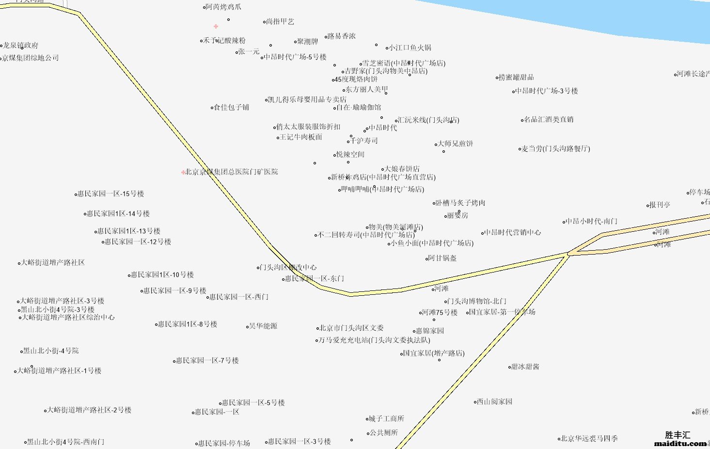 北京市门头沟区autocad格式电子地图销售