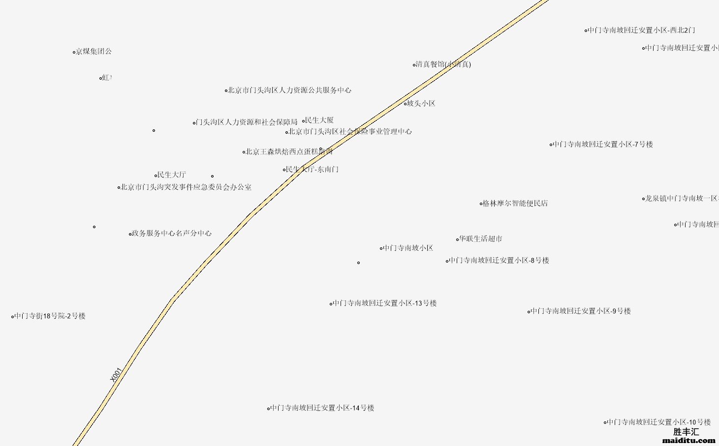 北京市门头沟区mapinfo格式电子地图销售