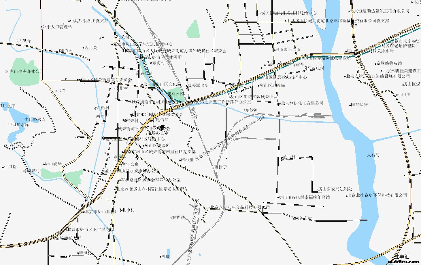 北京市房山区mapinfo格式电子地图销售