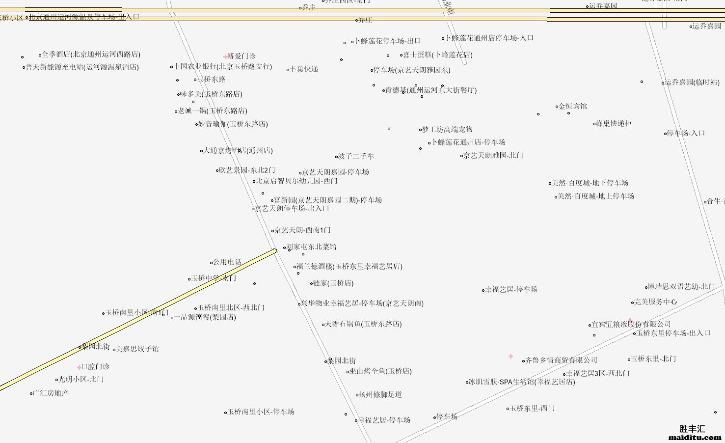 北京市通州区autocad格式电子地图销售