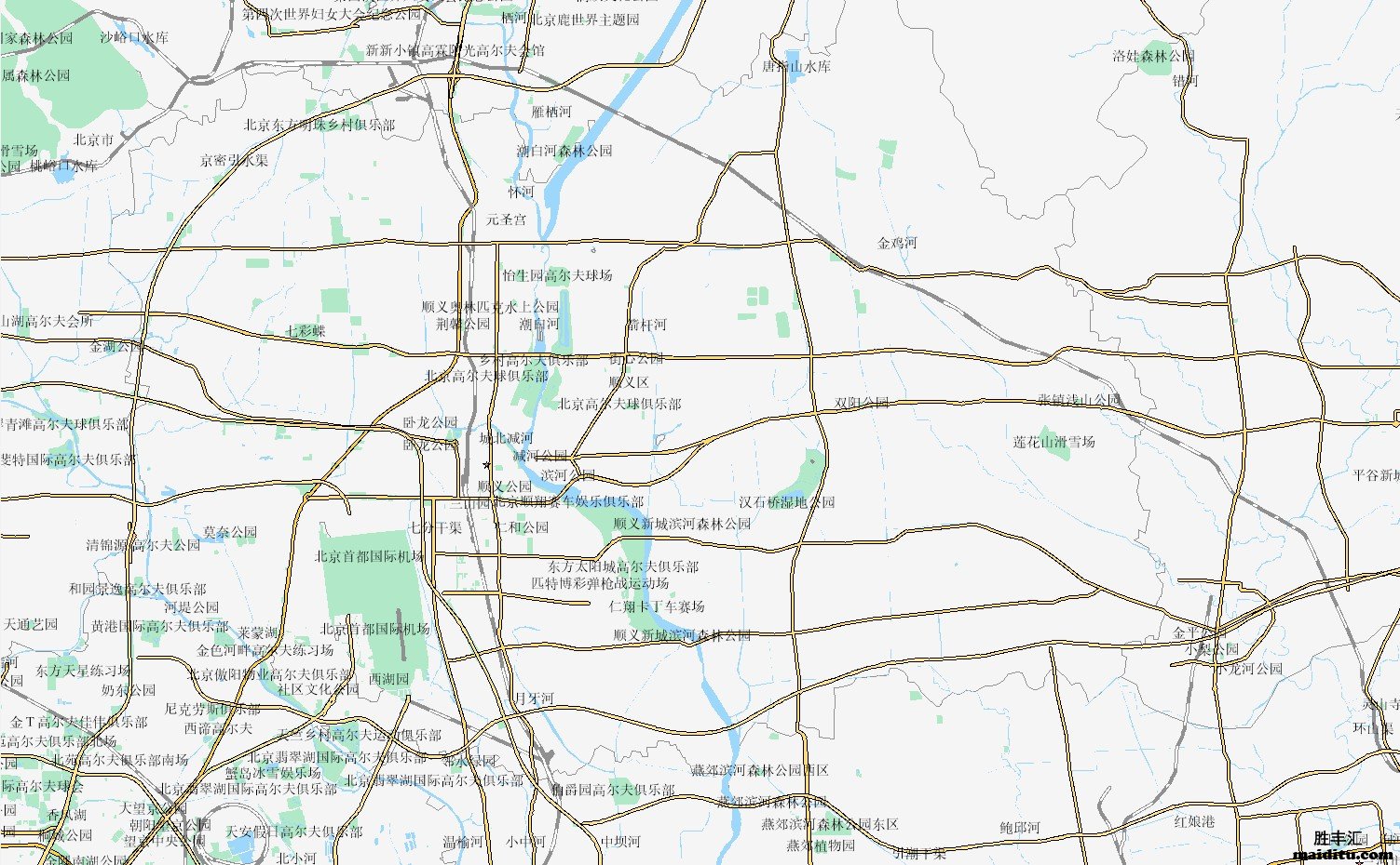 北京市顺义区电子地图销售