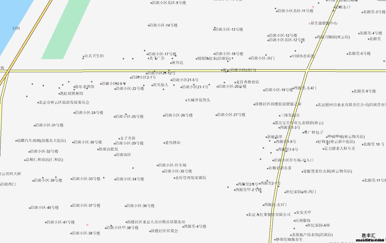 北京市密云区arcgis格式电子地图销售