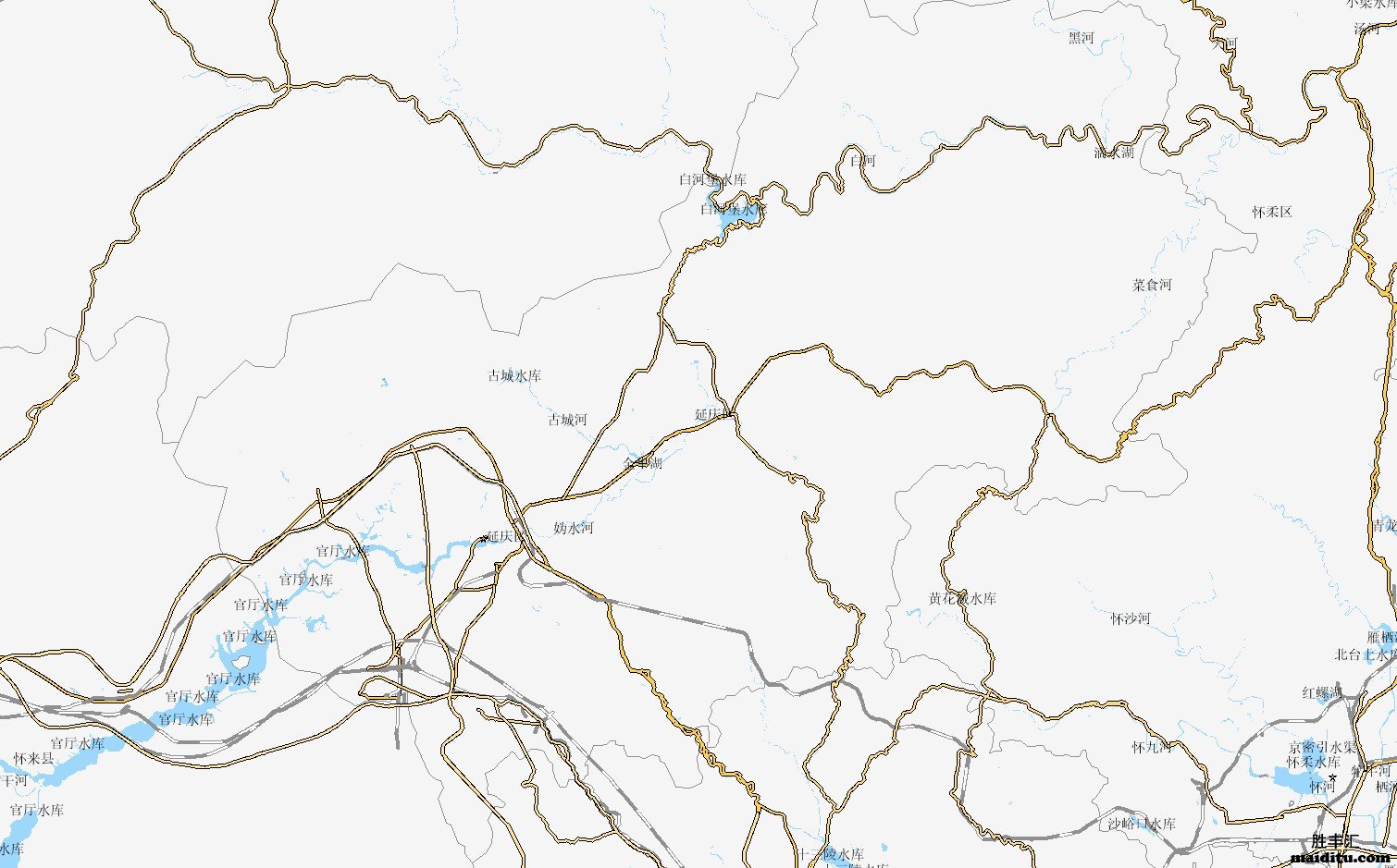 北京市延庆区电子地图销售