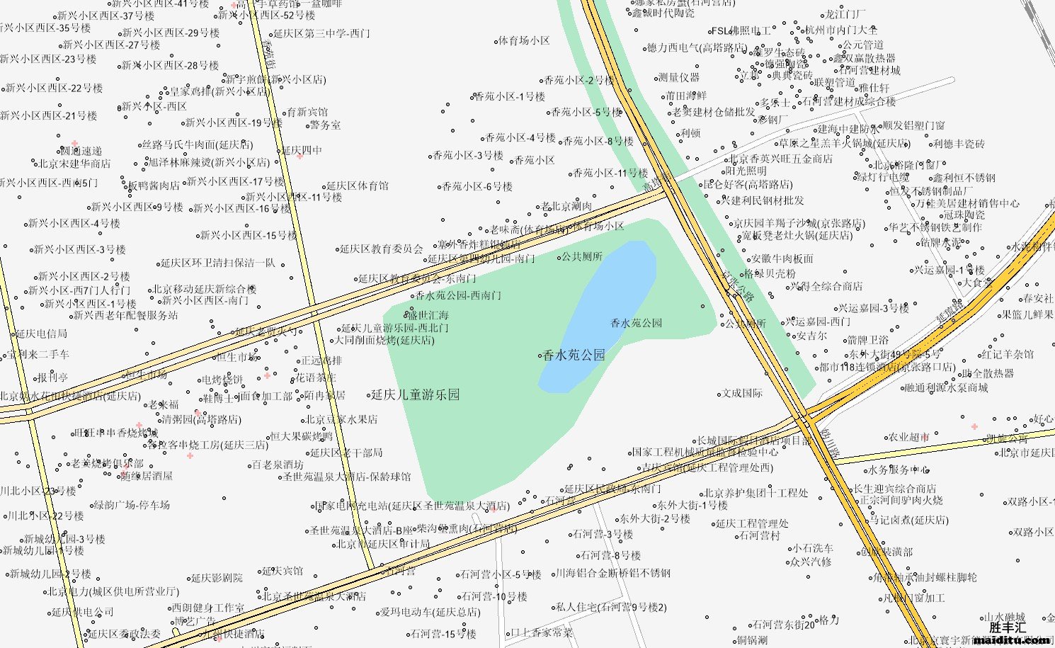 北京市延庆区autocad格式电子地图销售