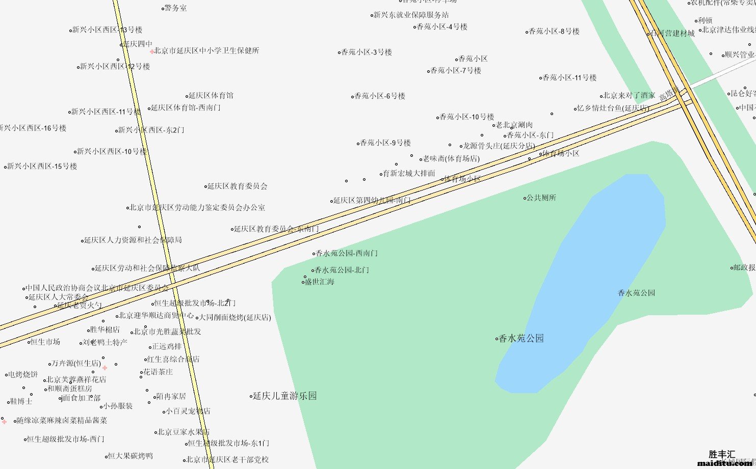 北京市延庆区电子地图销售