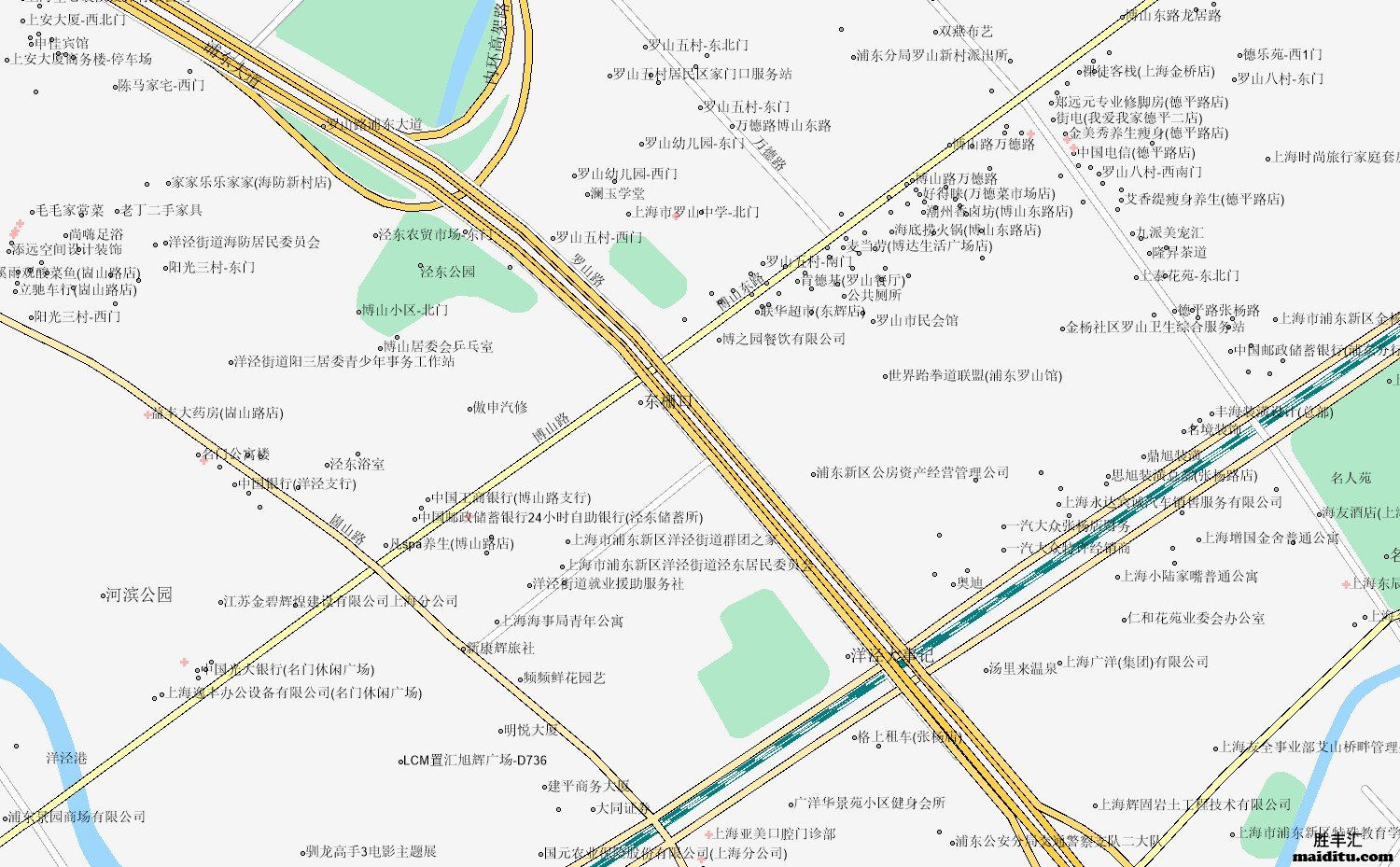 上海市浦东新区电子地图销售