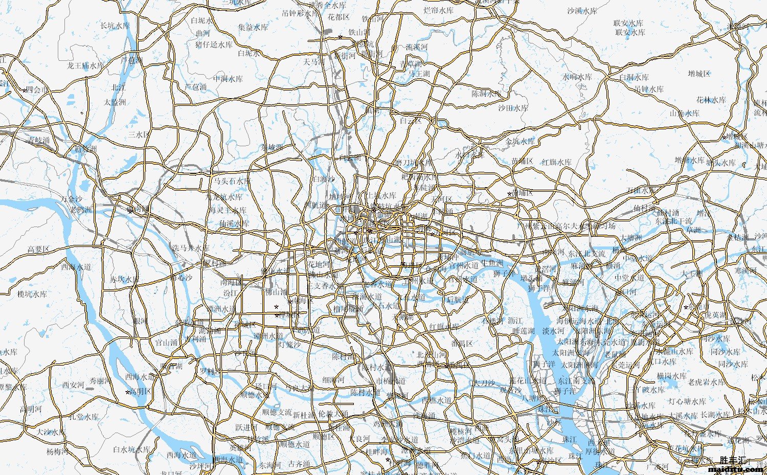 广州市电子地图销售