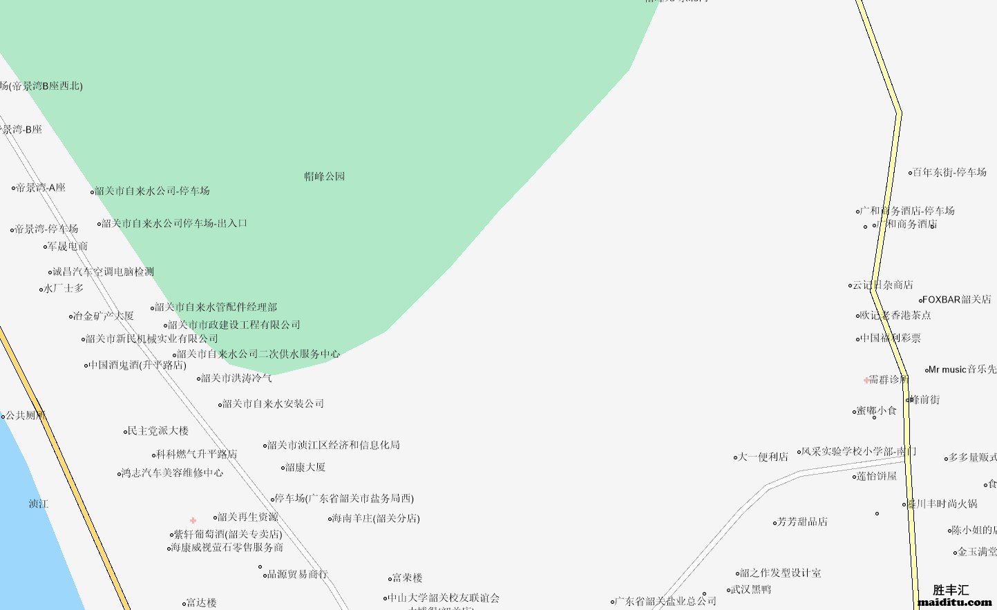 广东省韶关市mapinfo格式电子地图销售