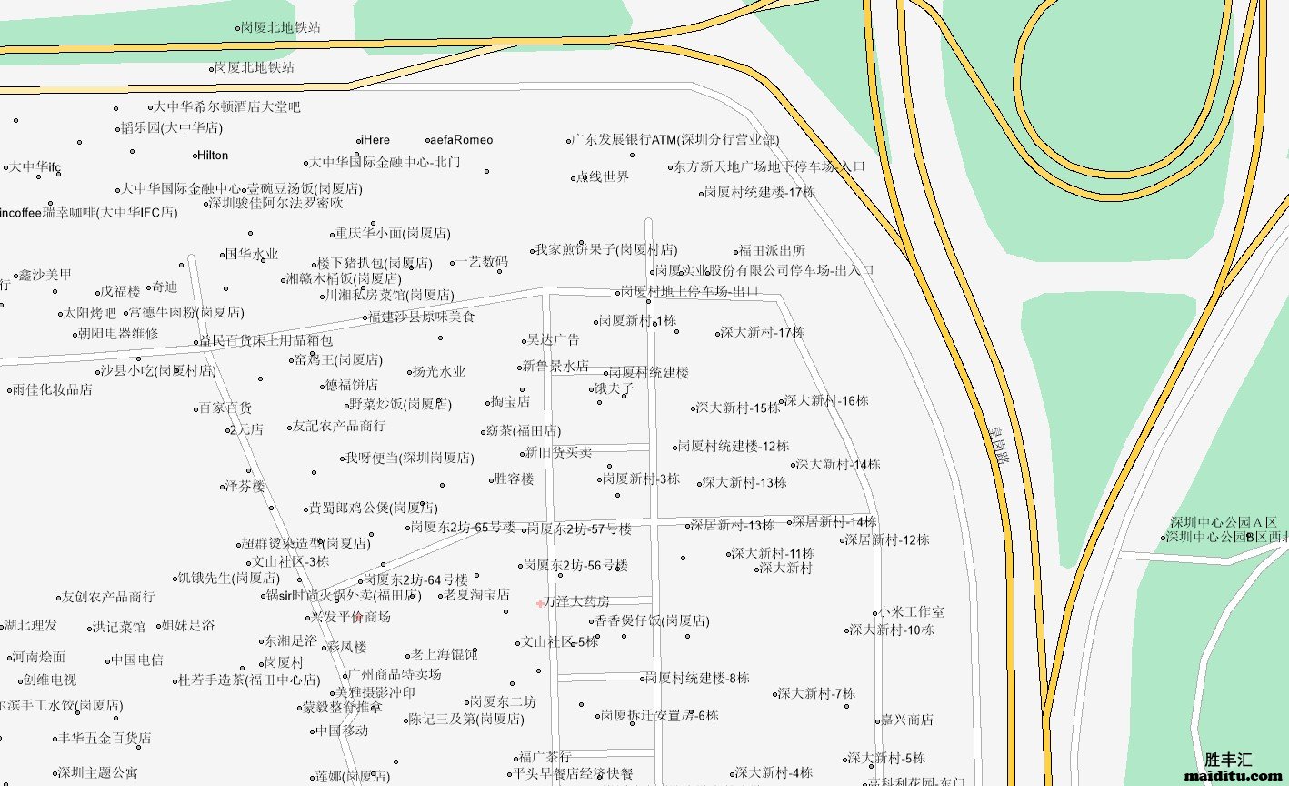 广东省深圳市mapguide格式电子地图销售