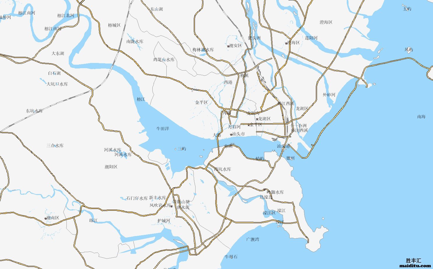 广东省汕头市电子地图销售