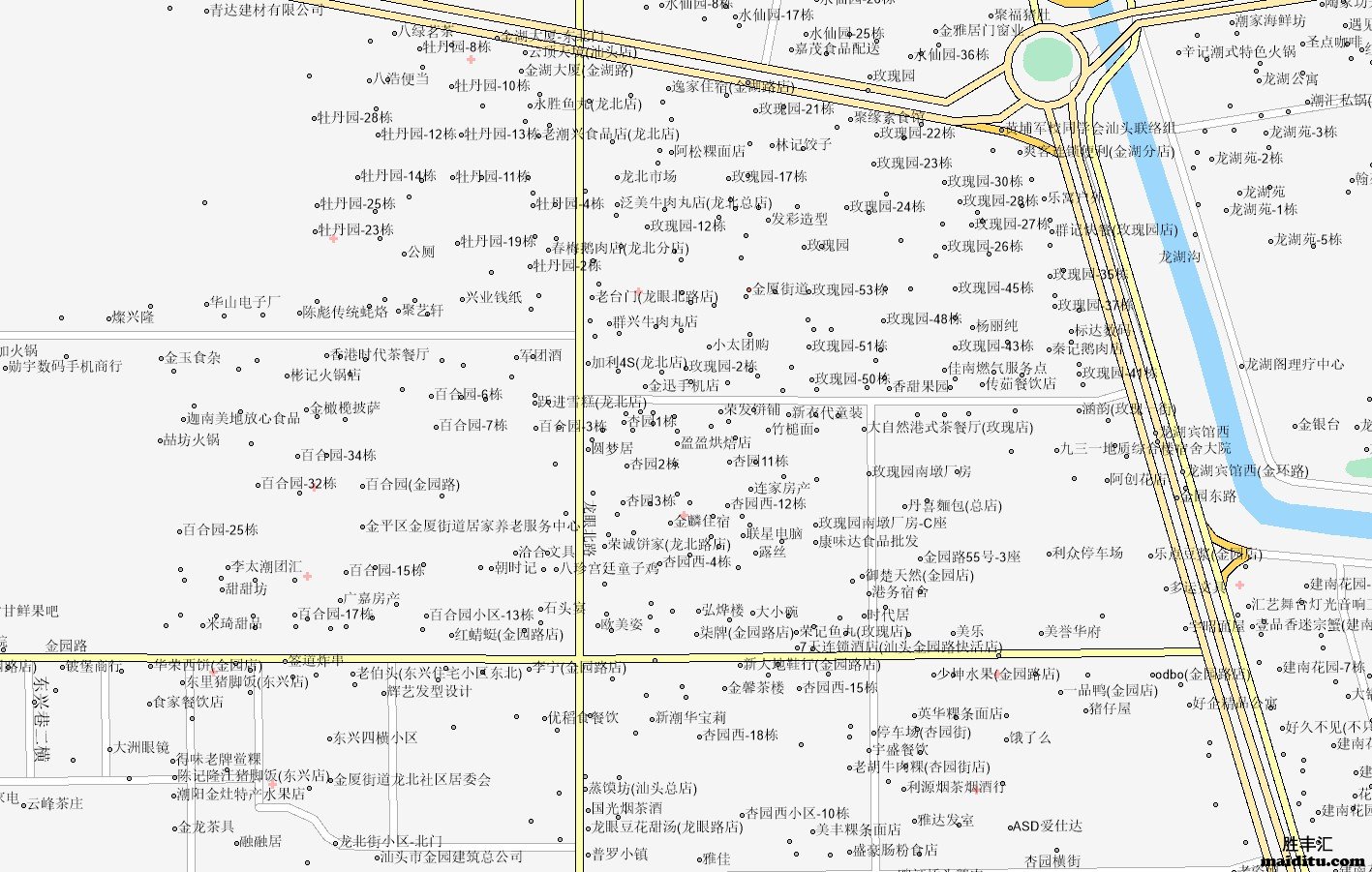 广东省汕头市supermap格式电子地图销售