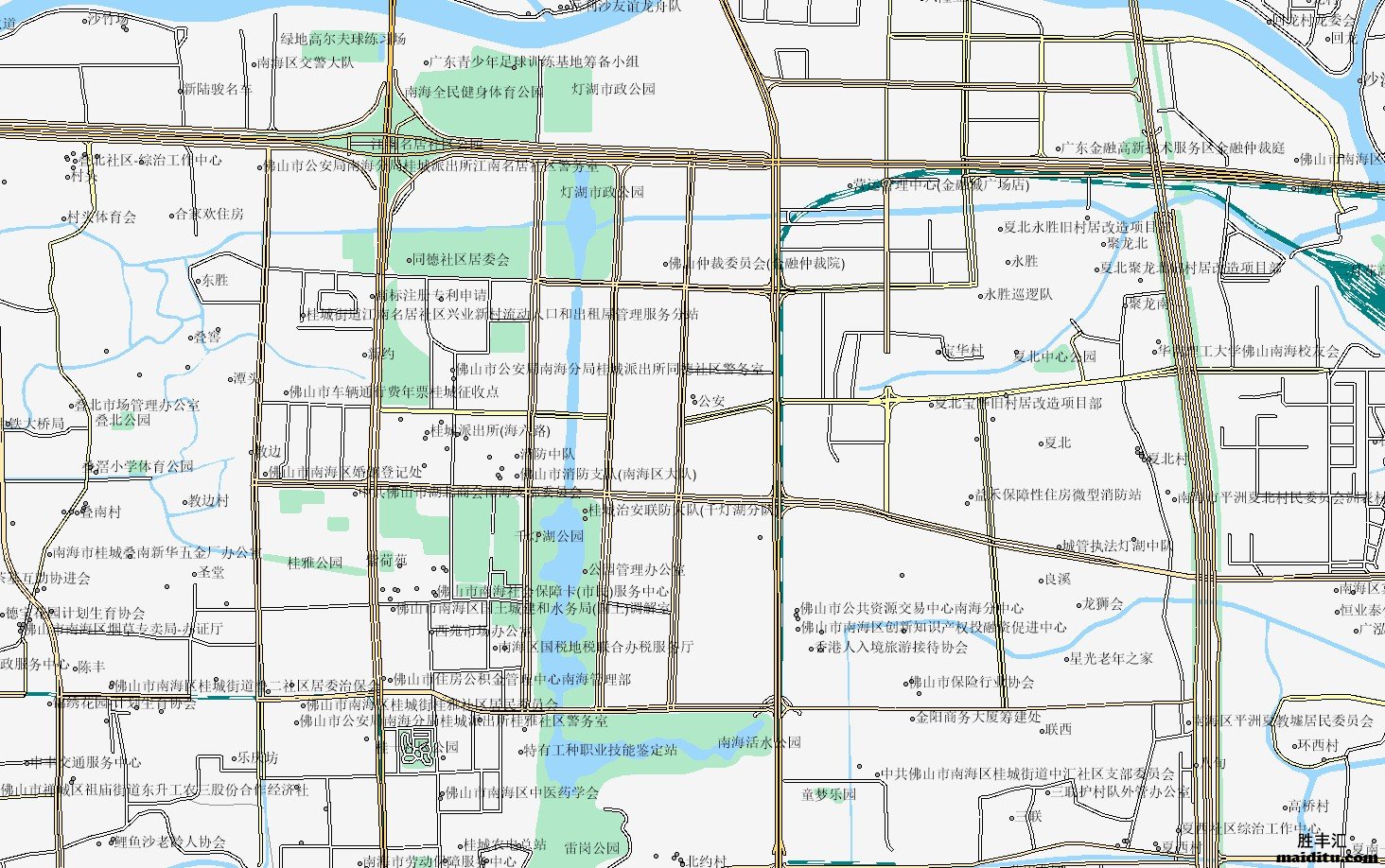 广东省佛山市arcgis格式电子地图销售