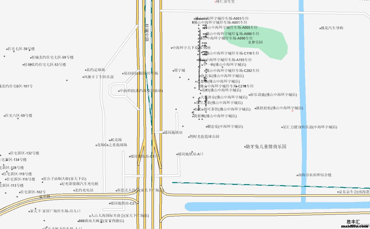 广东省佛山市mapinfo格式电子地图销售