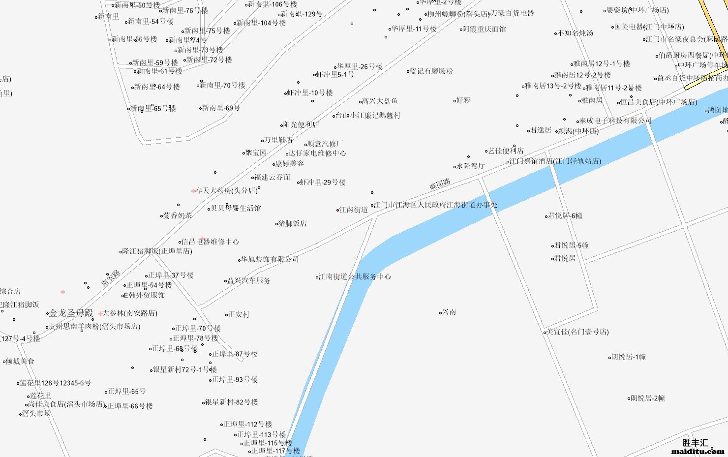 广东省江门市电子地图销售