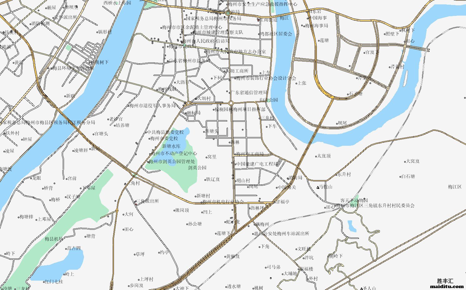 广东省梅州市arcgis格式电子地图销售