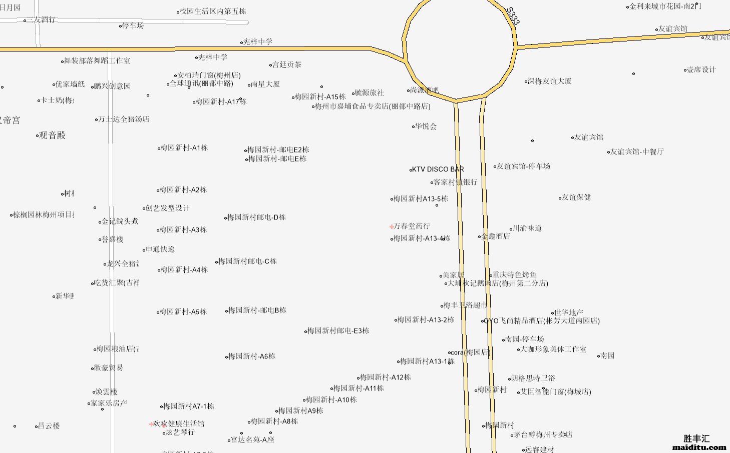 广东省梅州市autocad格式电子地图销售