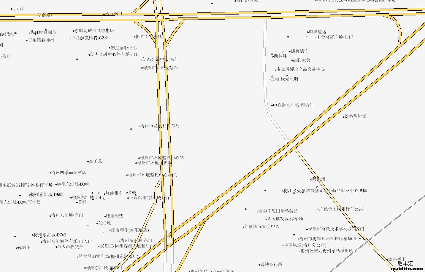 广东省梅州市supermap格式电子地图销售