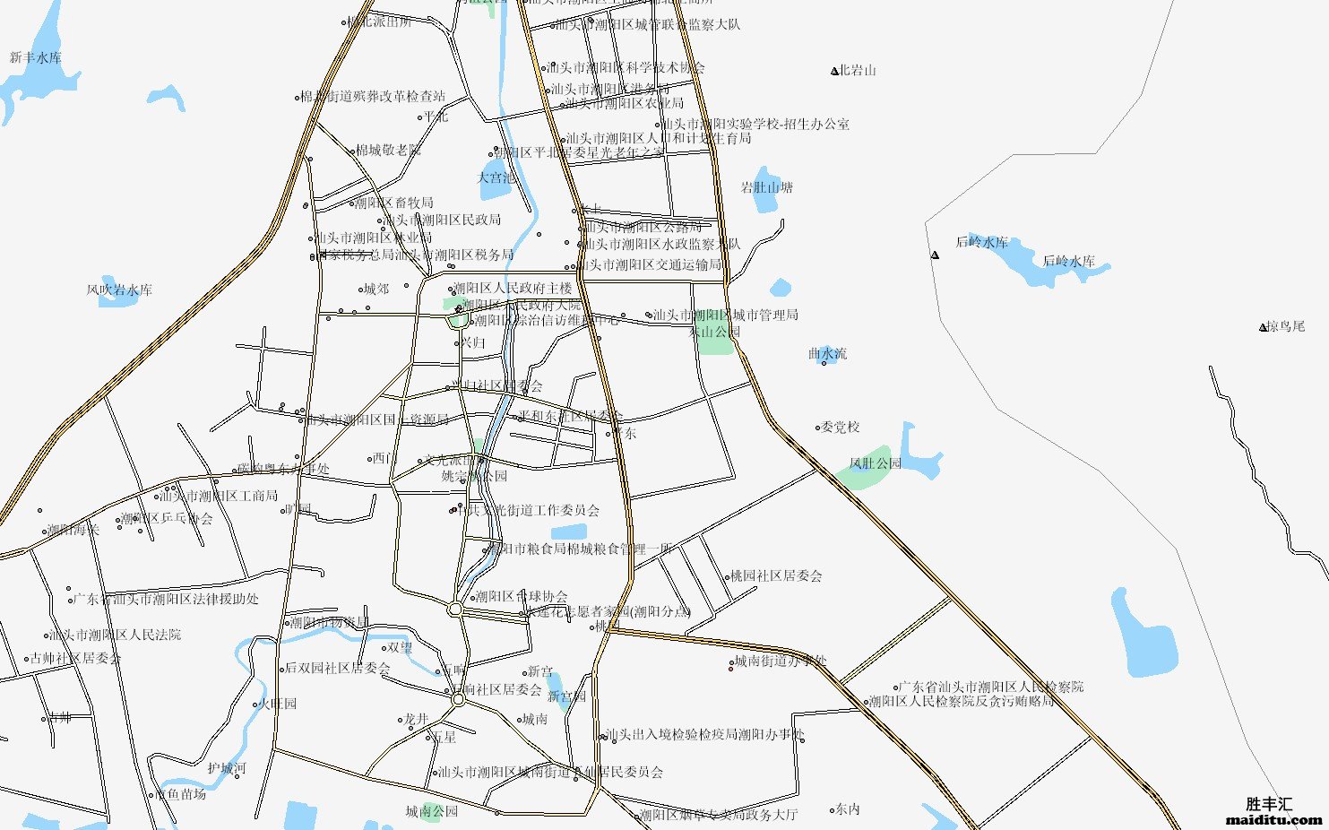 广东省汕尾市mapinfo格式电子地图销售