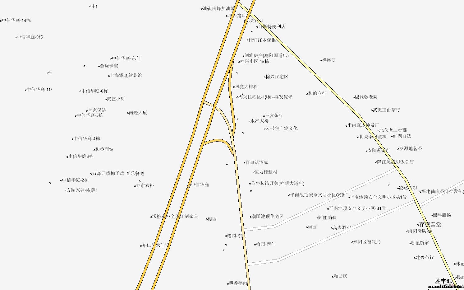 广东省汕尾市autocad格式电子地图销售