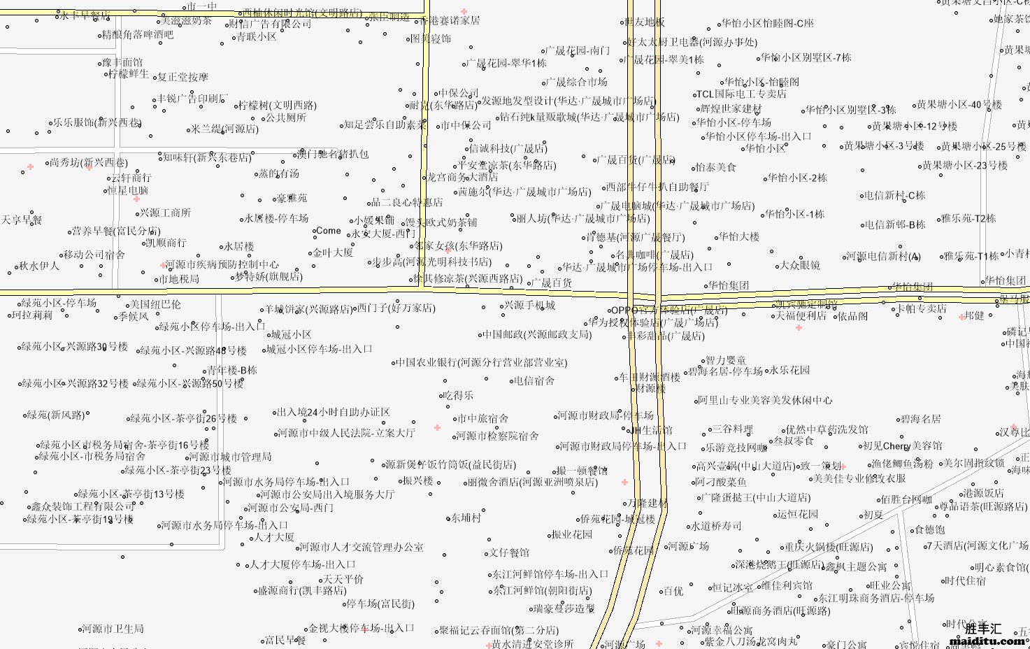 广东省河源市autocad格式电子地图销售