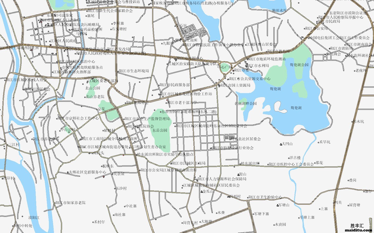 广东省阳江市电子地图销售