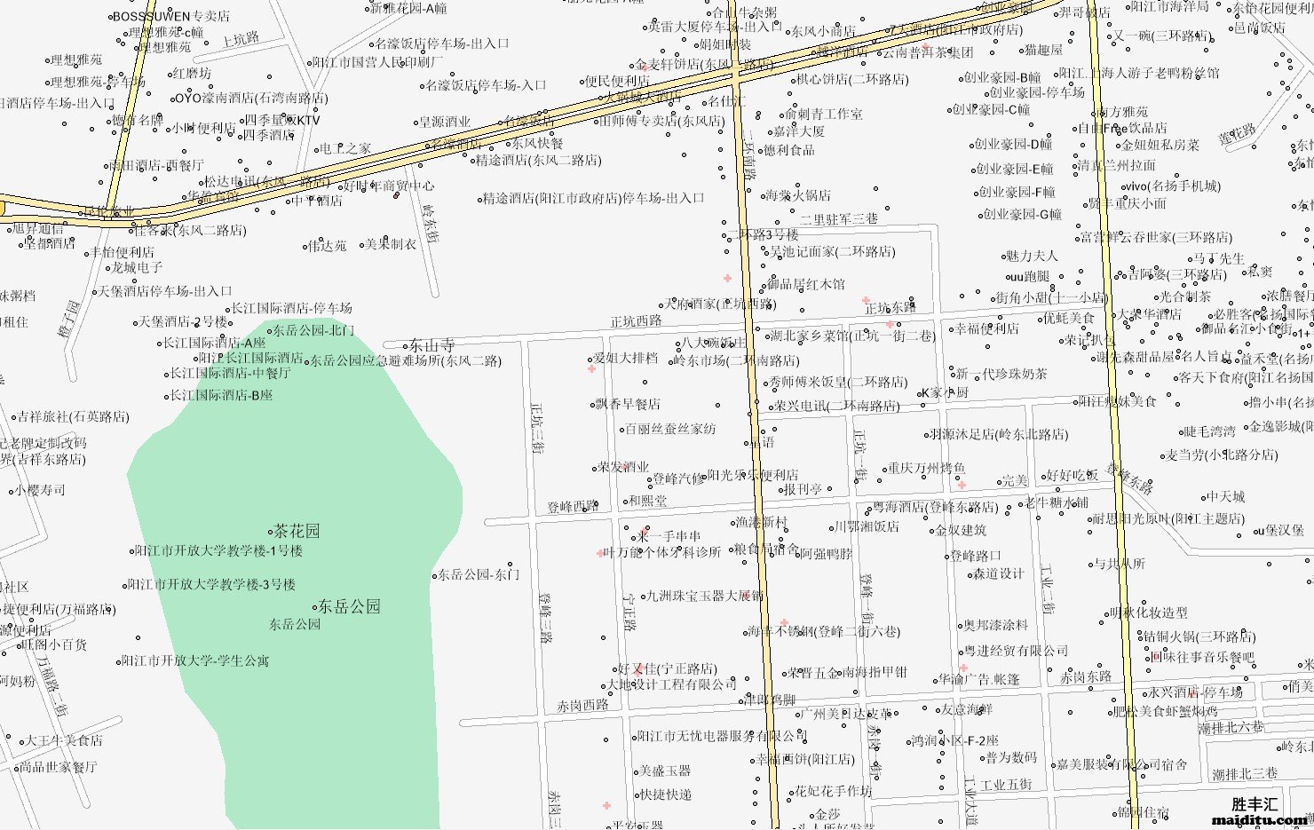 广东省阳江市arcgis格式电子地图销售