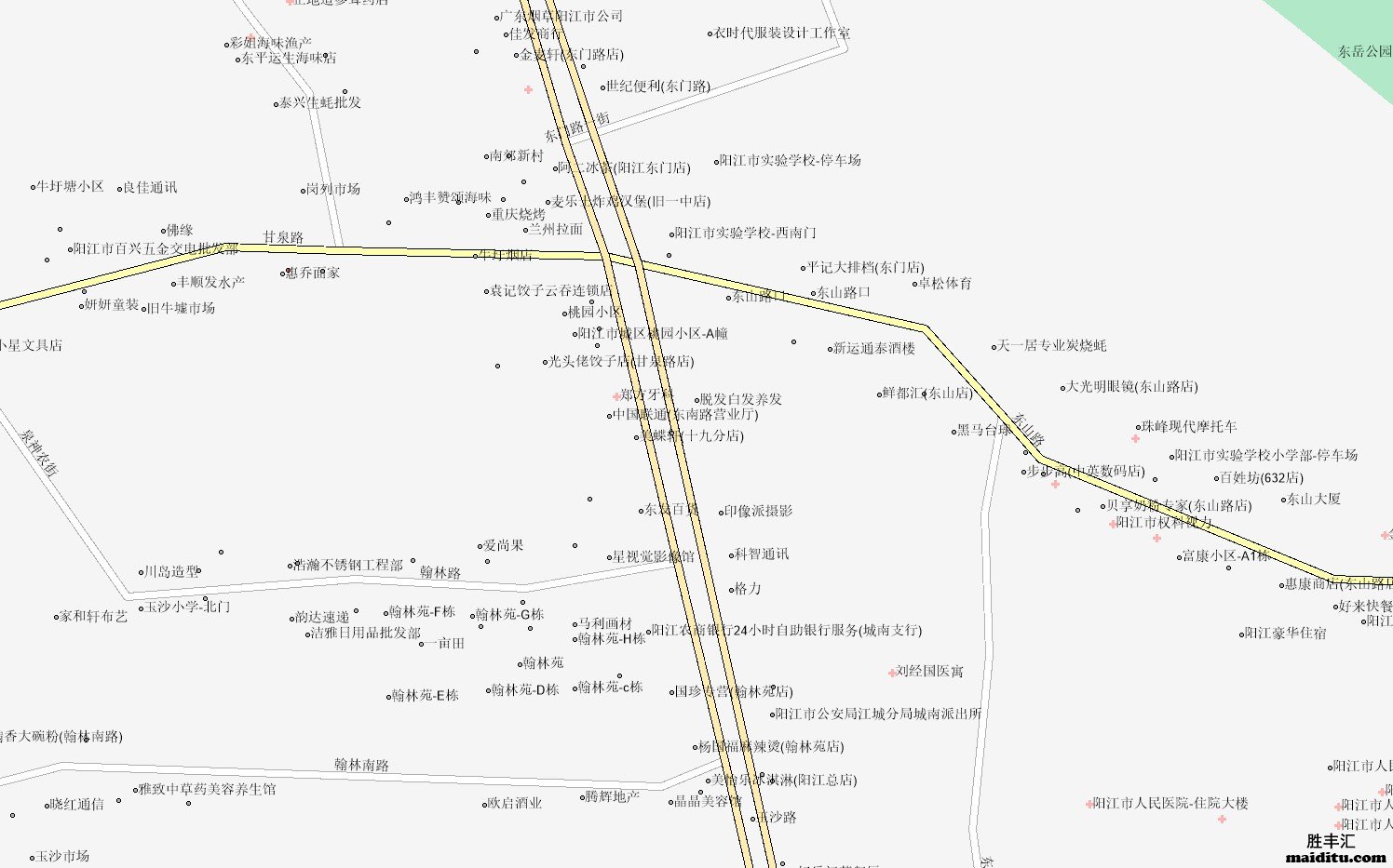 广东省阳江市mapinfo格式电子地图销售