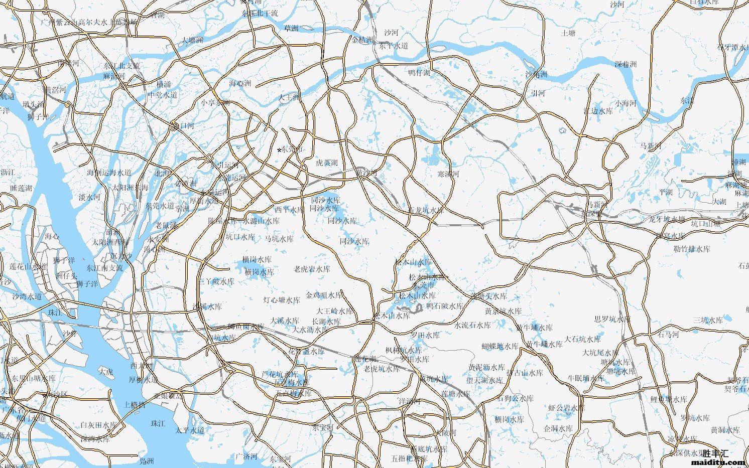 广东省东莞市电子地图销售