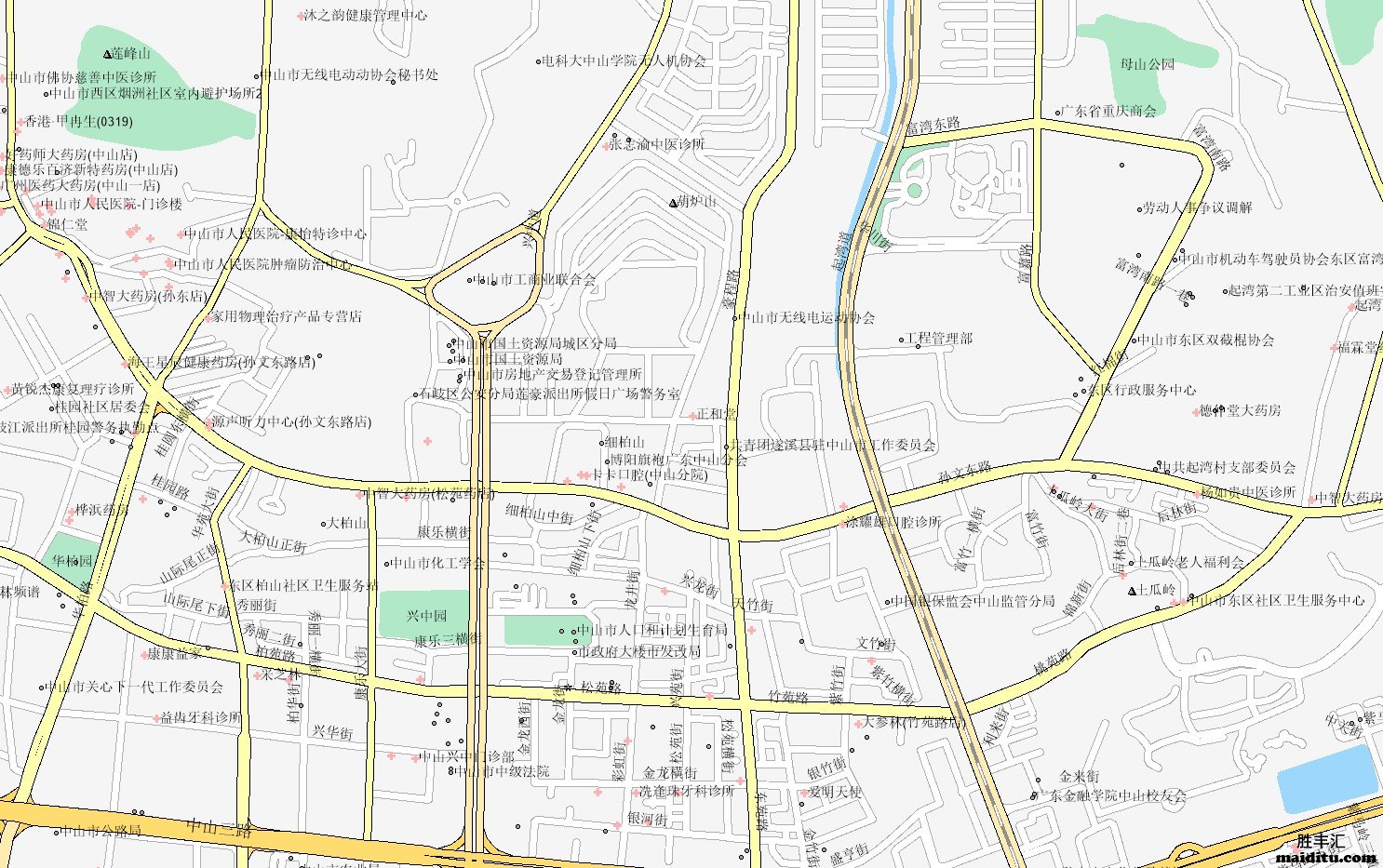 广东省中山市arcgis格式电子地图销售