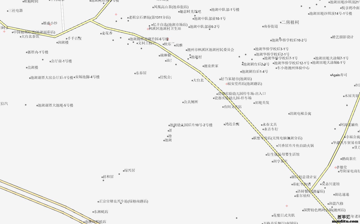 广东省潮州市电子地图销售