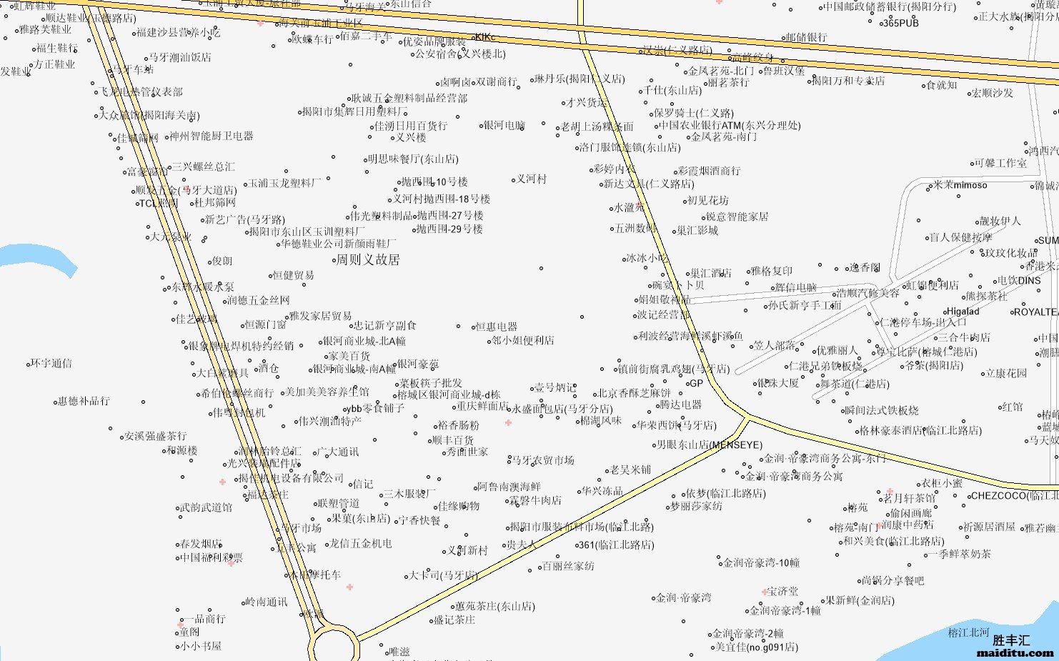 广东省揭阳市supermap格式电子地图销售