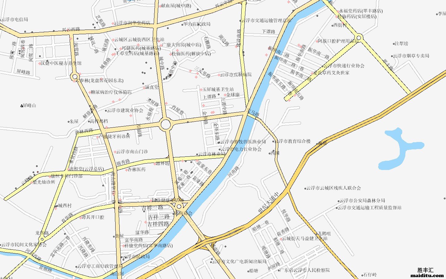 广东省云浮市mapinfo格式电子地图销售