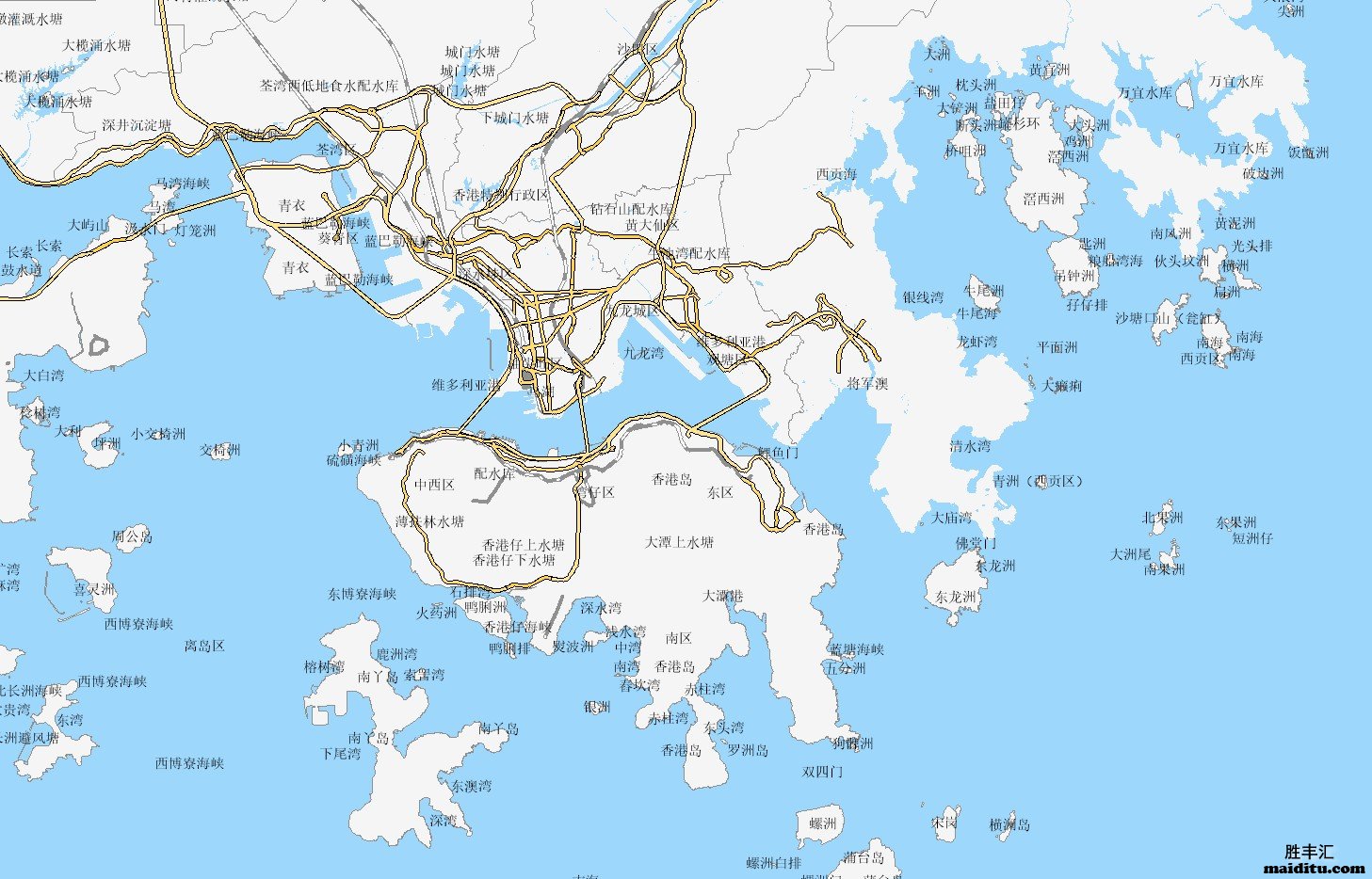 香港电子地图销售