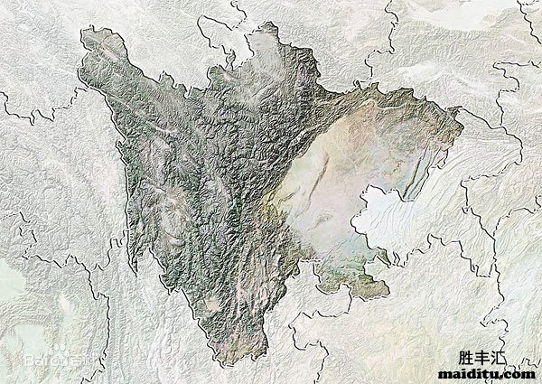 四川地形地貌图1